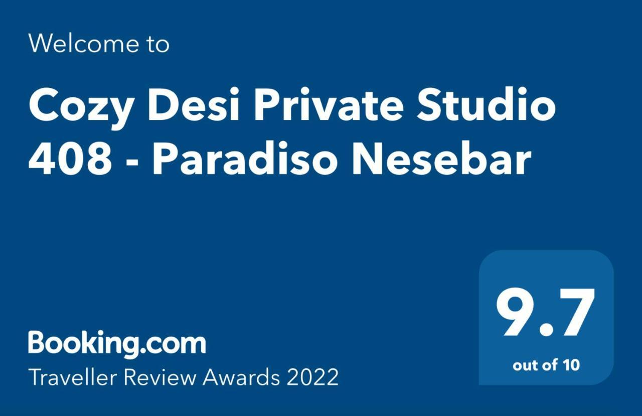 Paradiso 'В' 408 Private Studio Nessebar Eksteriør bilde